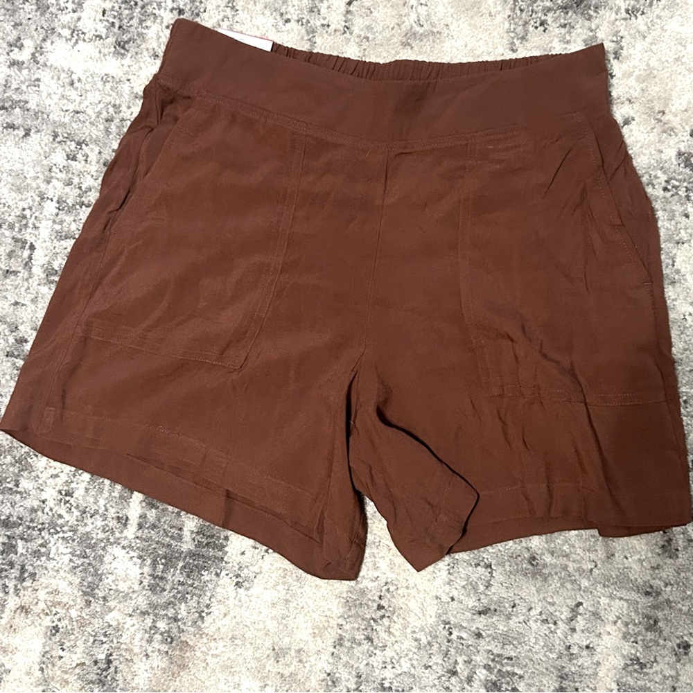 Wildfox / Women’s Lightweight Relaxed Fit Pull-on Shorts Brown Medium